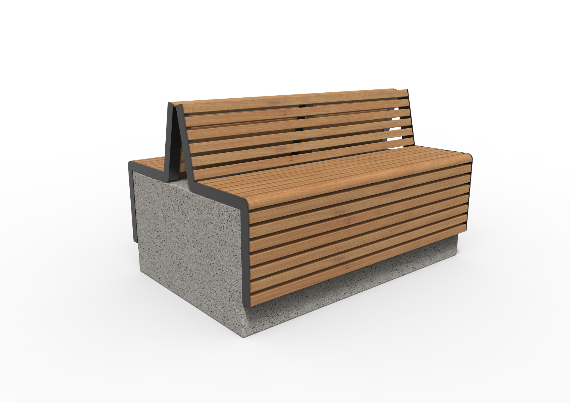 Rhino Block -Timber Double Seat